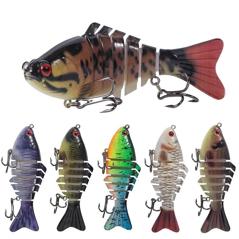 Multi-Jointed Swimbait Crankbait – 10cm, 15.7g, 7-Section, Sinking, Wobbler