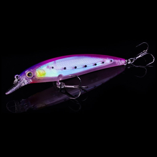 Minnow Wobbler Fishing Lure – 11cm, 14g, Luminous, Pencil Feeder, Freshwater & Saltwater