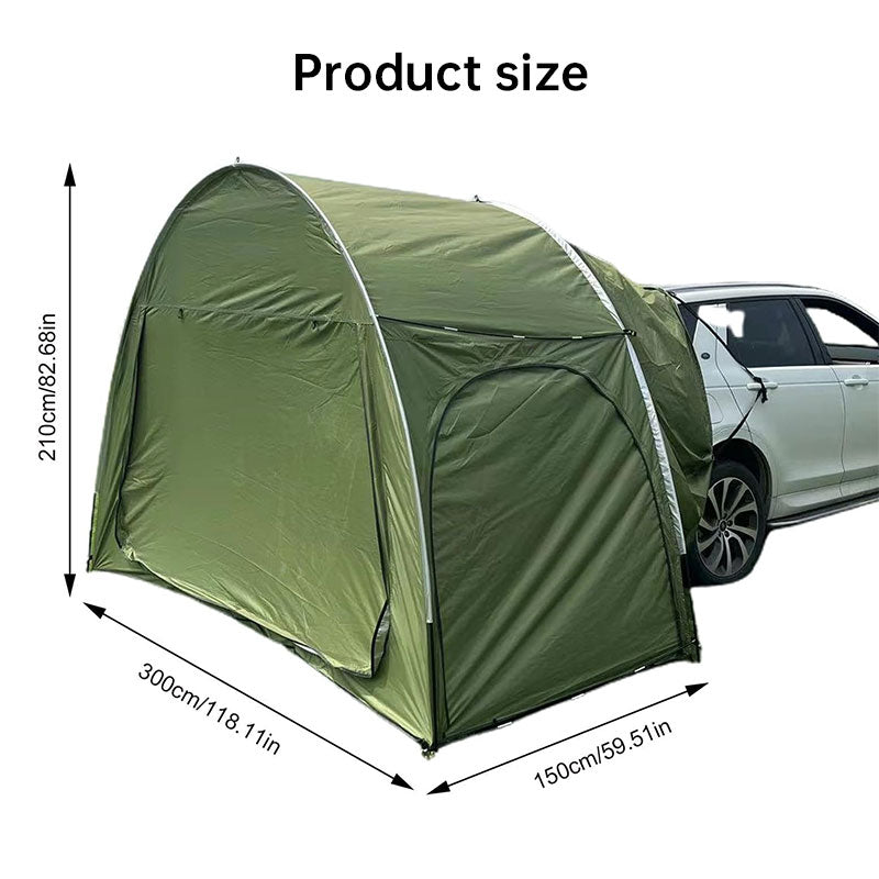 Car Trunk Rear Canopy Tent – Sun-Resistant, Outdoor Camping Shelter