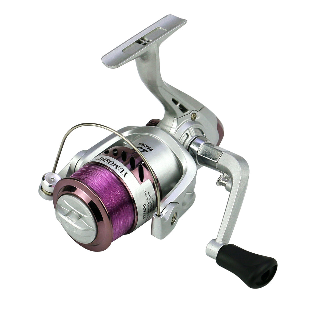 YUMOSHI Plastic Head Fishing Reel Fishing Reel Sea Pole Raft Rock Fishing Road Sub Fishing Gear Spinning Wheel With Line