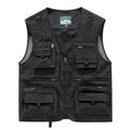 Multi-Pocket Outdoor Fishing Vest – Nylon/Polyester, Breathable Mesh, Sizes S–5XL