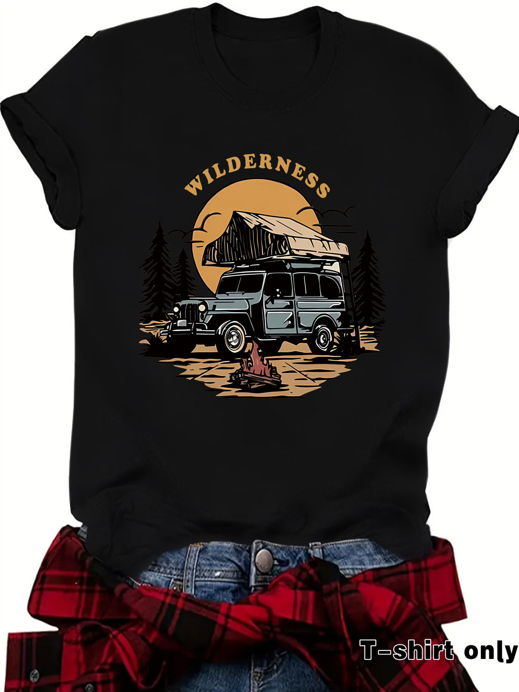 Short sleeved WILDERNESS camping vehicle