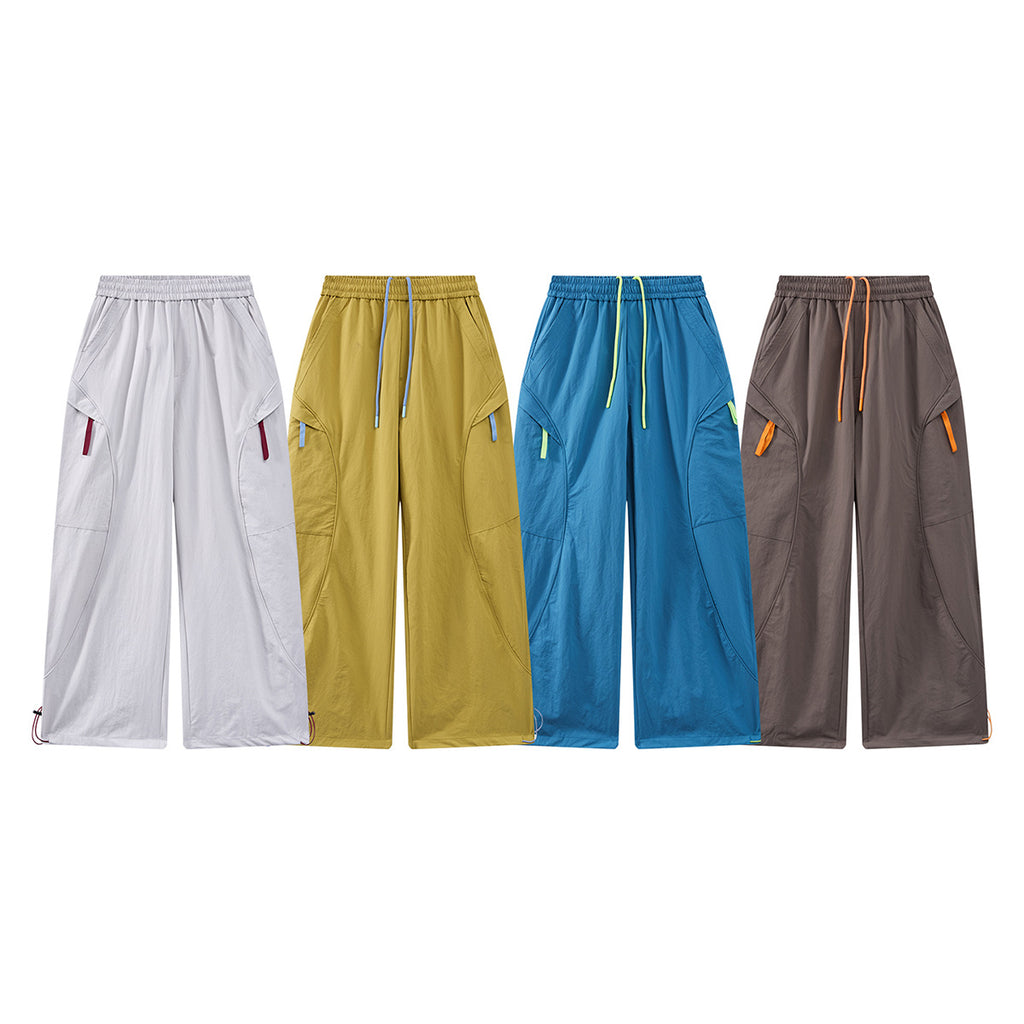 Outdoor Tactical Cargo Pants Hiking Paratrooper Wide Leg Pants