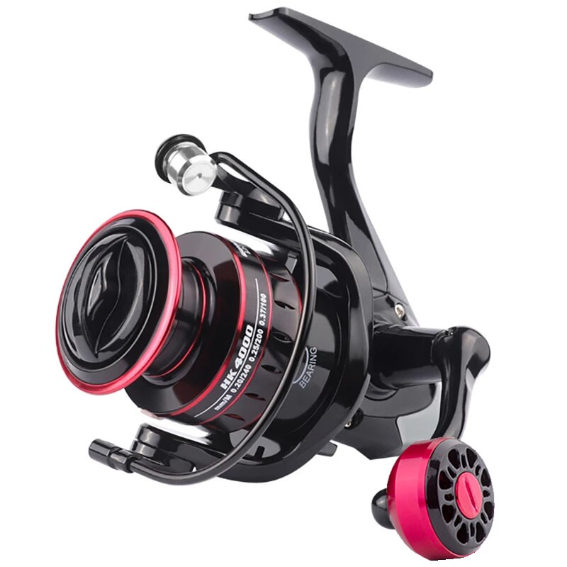 Spinning Fishing Reel – 8kg Max Drag, 5.2:1 Gear Ratio, Metal Spool, Sizes 1000–7000