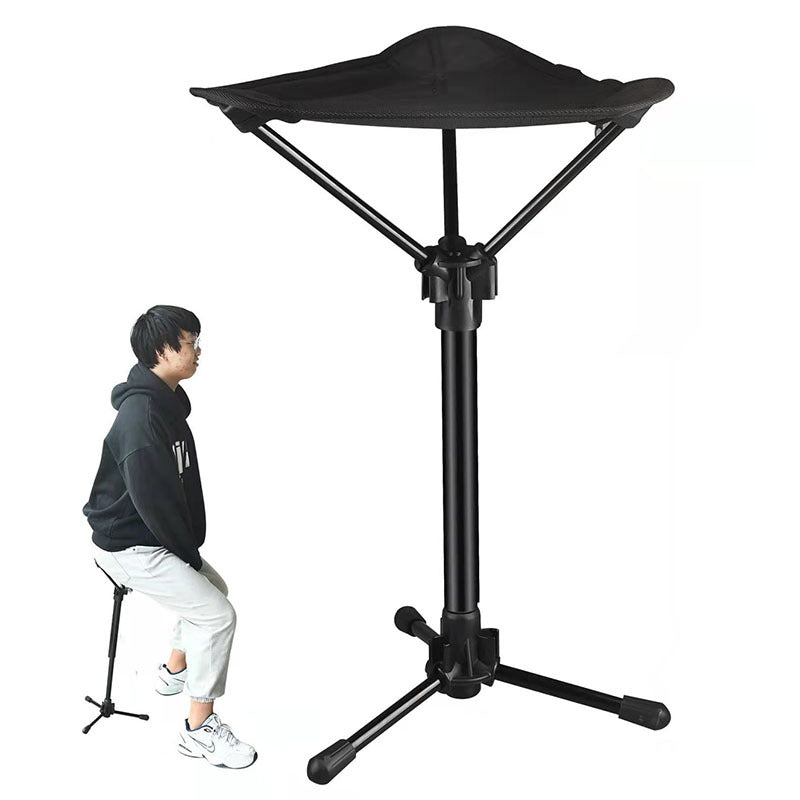 Outdoor Camping Stool Fishing Lineup Stool Folding Portable Podium Stool