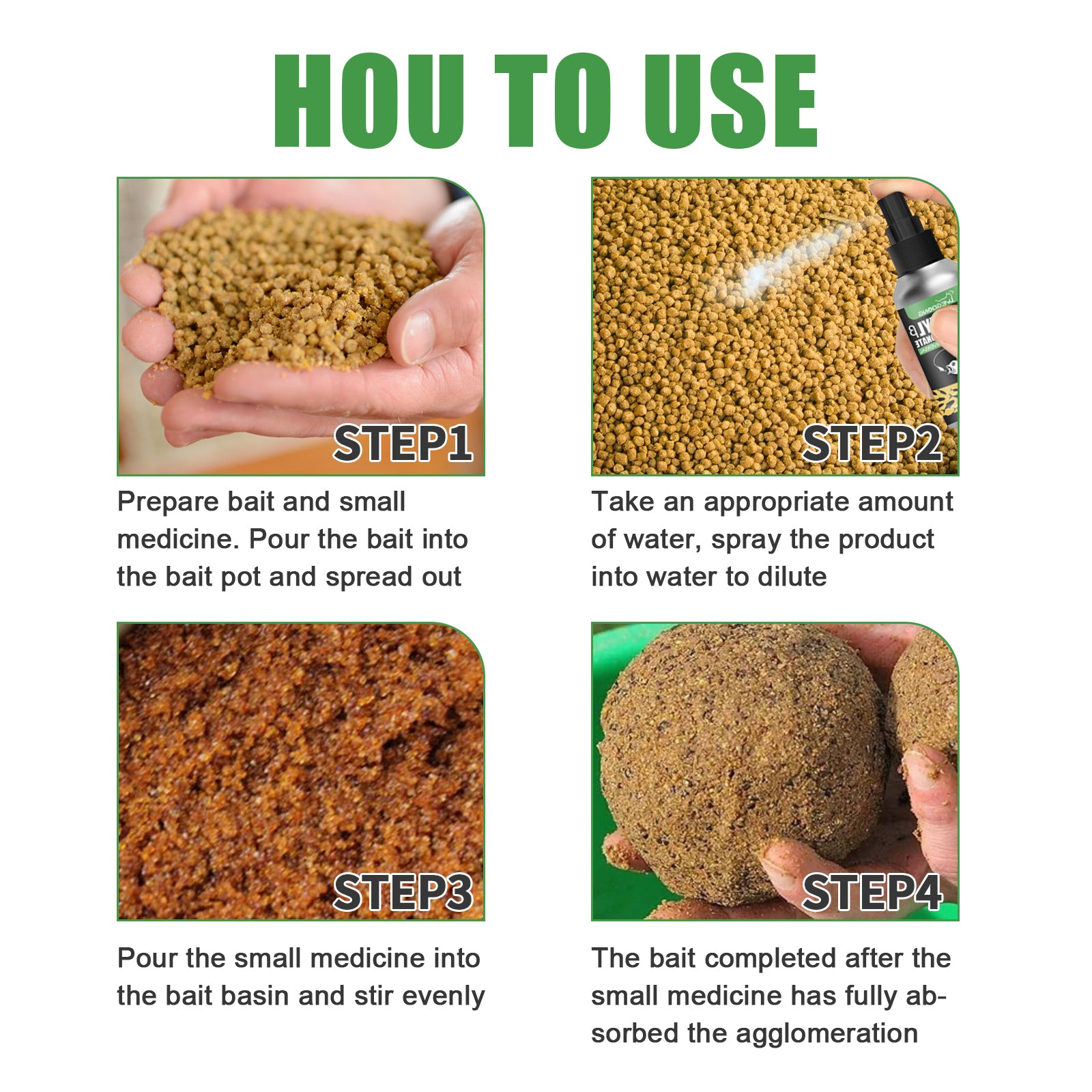 Yegbong Fishing Bait Attractant – 30ml, Wild Fishing Bait Additive, Freshwater