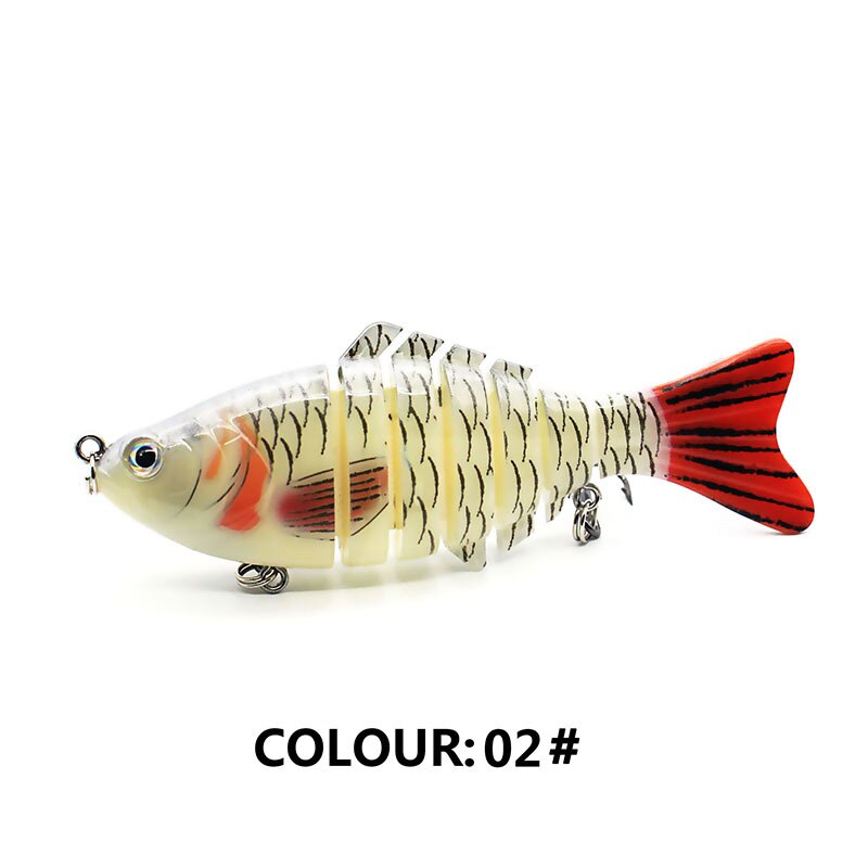Multi-Jointed Swimbait Crankbait – 10cm, 15.7g, 7-Section, Sinking, Wobbler