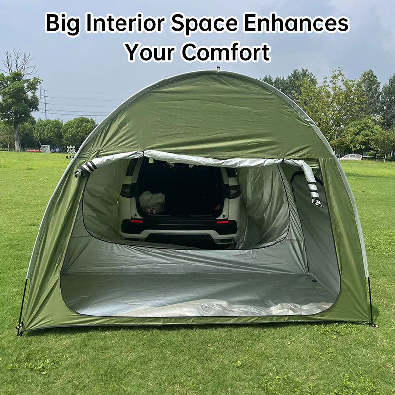 Car Trunk Rear Canopy Tent – Sun-Resistant, Outdoor Camping Shelter