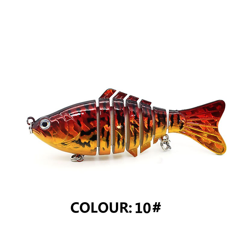 Multi-Jointed Swimbait Crankbait – 10cm, 15.7g, 7-Section, Sinking, Wobbler