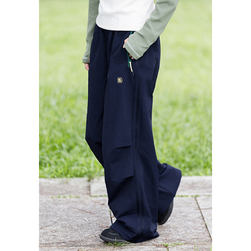 Summer loose casual wide leg work pants hiking and mountaineering pants
