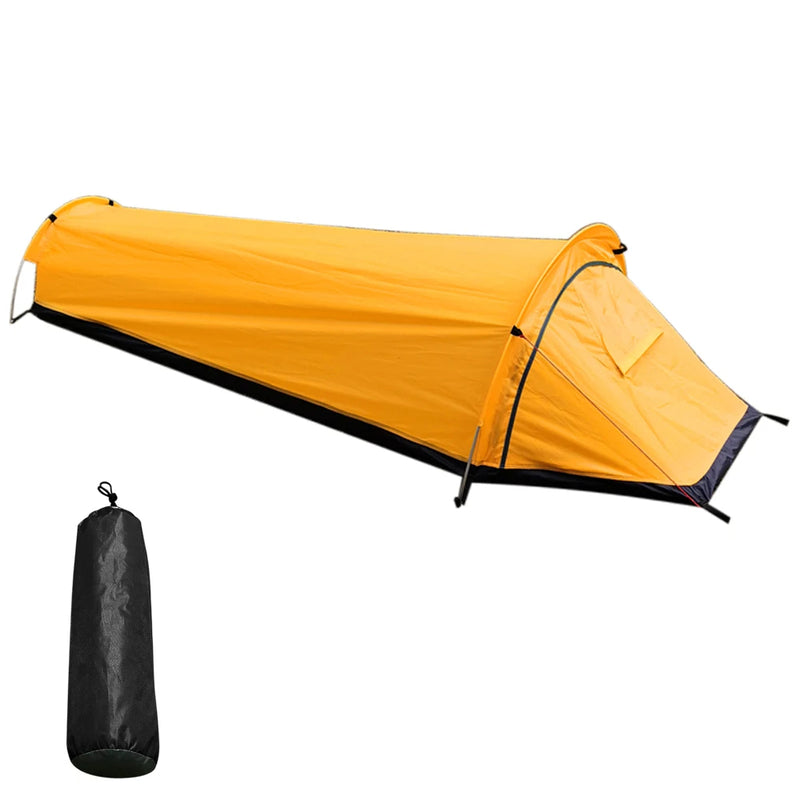 Ultralight Single-Person Camping Tent – Waterproof, Compact Pack Size, for Backpacking