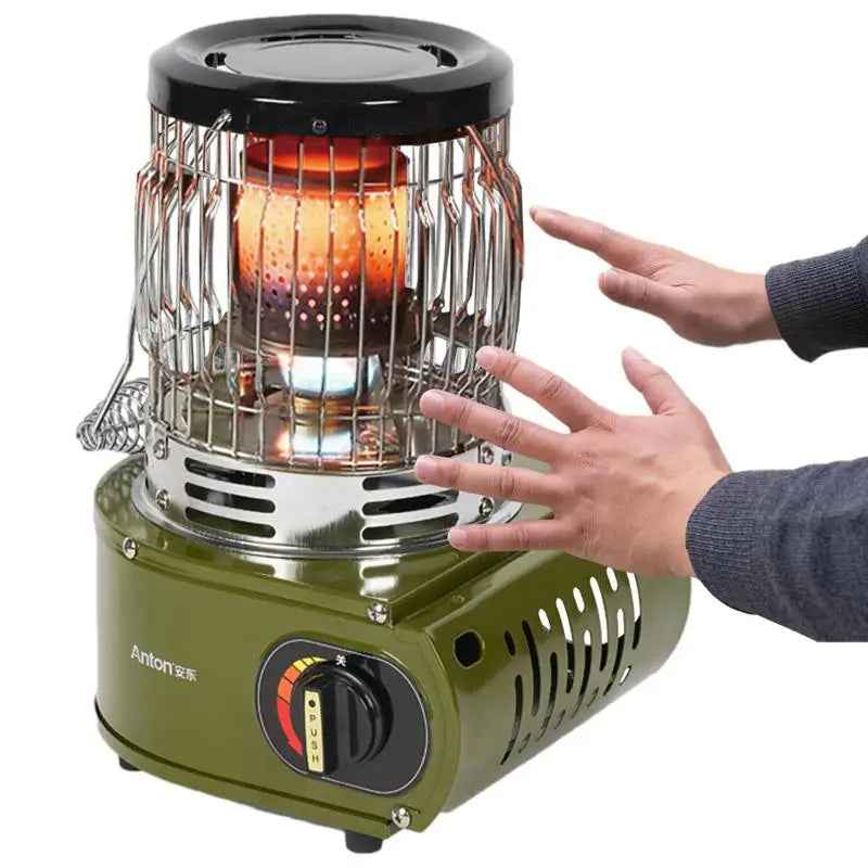 Portable Camping Gas Heater – Piezo Ignition, Compact, Hand Warmer