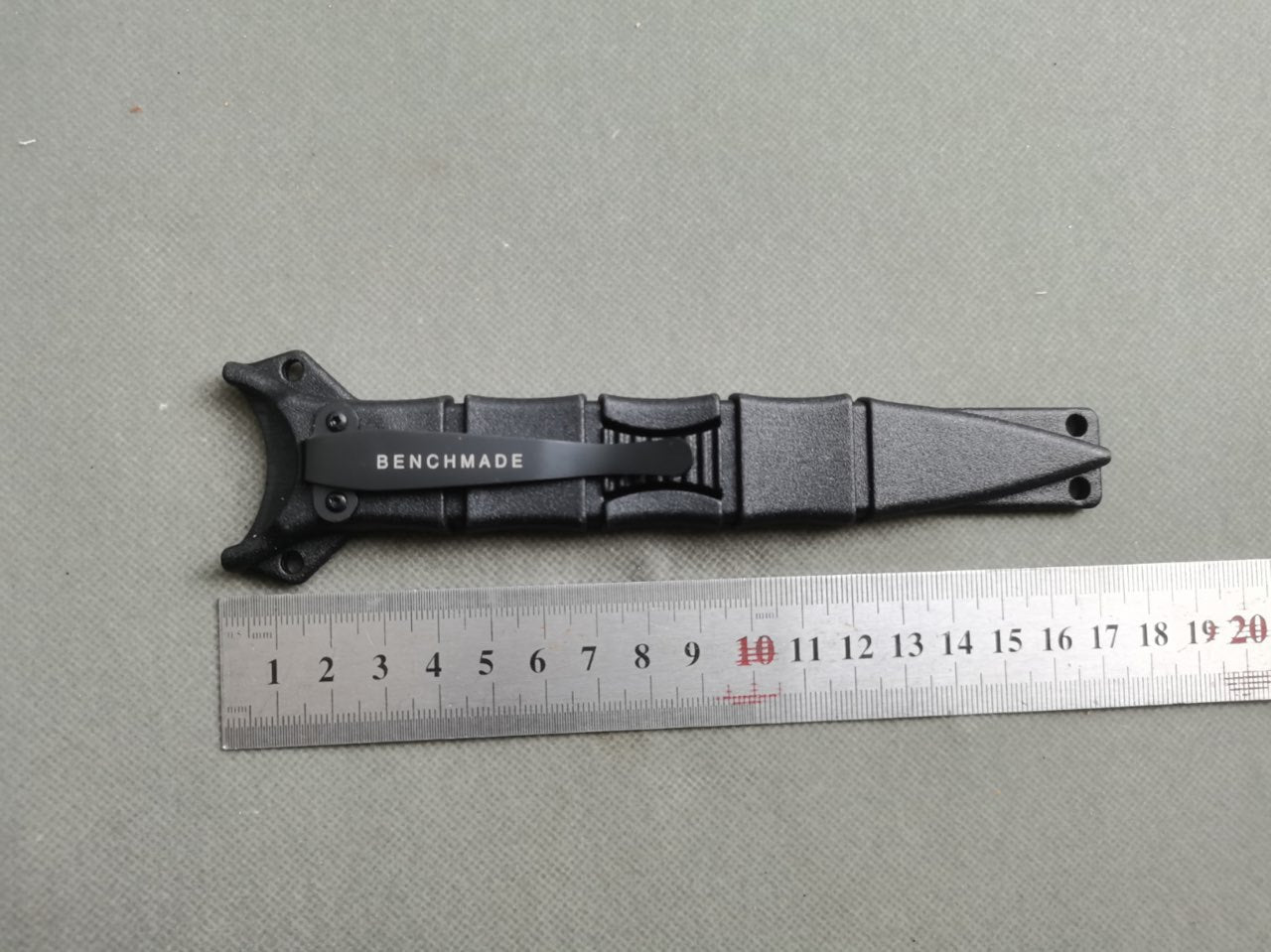 Fixed Blade Outdoor Knife – 440 Steel, 17cm Total Length, Nylon/Fiberglass Sheath
