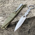 Fixed Blade Outdoor Knife – 440 Steel, 17cm Total Length, Nylon/Fiberglass Sheath