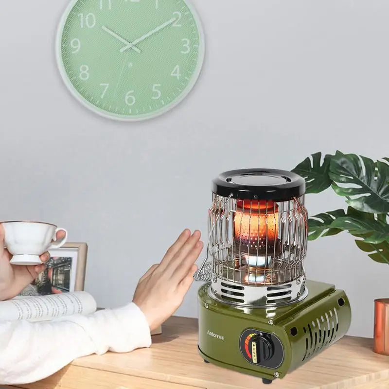 Portable Camping Gas Heater – Piezo Ignition, Compact, Hand Warmer