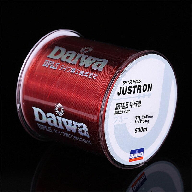 Nylon Monofilament Fishing Line – 500m, Sizes 0.4–8.0, Fluorocarbon-Coated, Sea Fishing