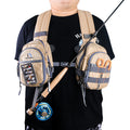 Fly Fishing Chest Pack – Multi-Pocket, Unisex, Shoulder & Chest Carry