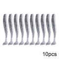 Soft Silicone Fishing Lures – 10-Pack, 7cm, 2g, Swimbait Wobblers, Sea Fishing