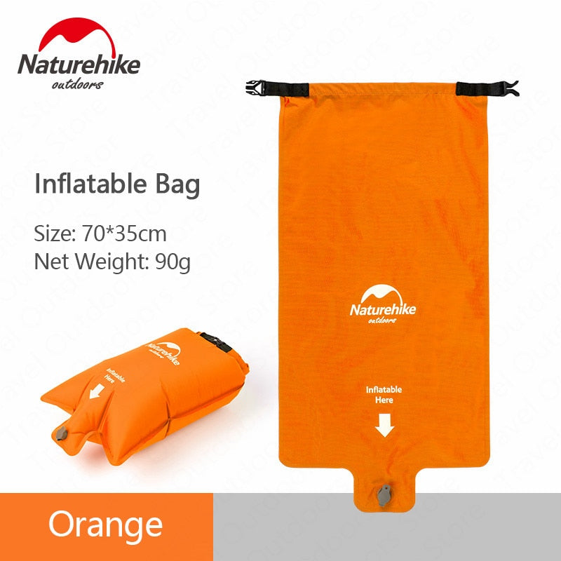 Inflatable Camping Sleeping Pad – Nylon TPU, 59×195cm, Ultralight, with Optional Pillow