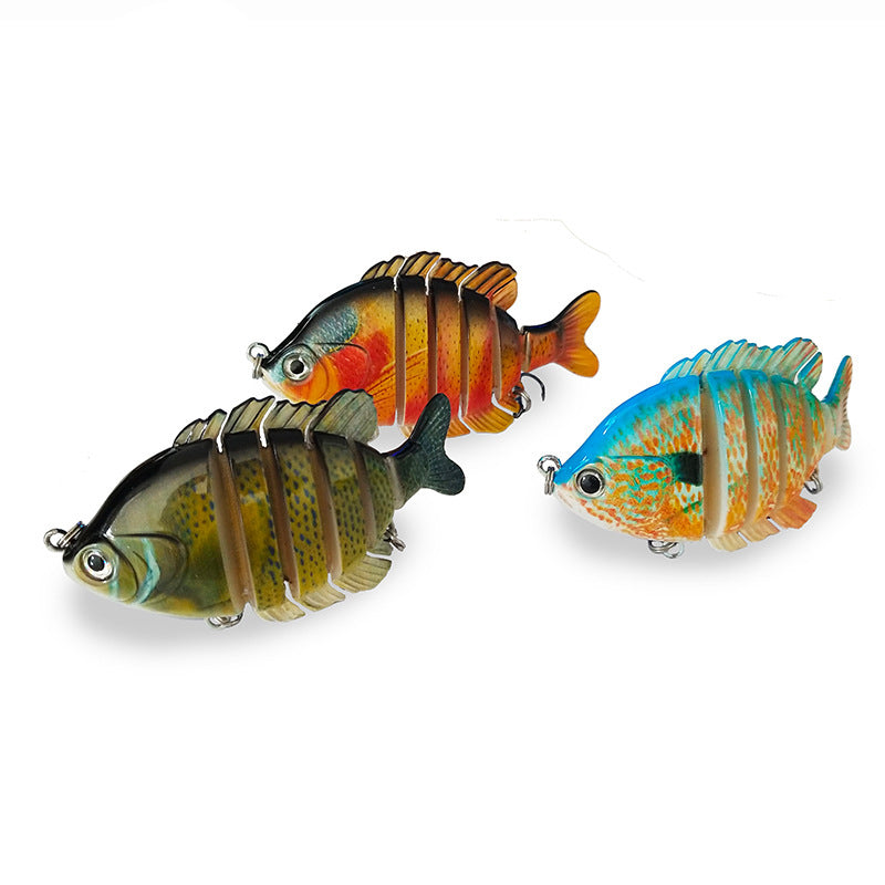 Six-Section Jointed Swimbait Lure – Bionic Design, Sinking, for Tilapia & Marine Fishing