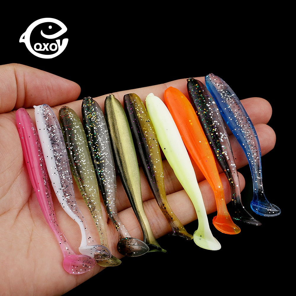 Soft Silicone Fishing Lures – 10-Pack, 7cm, 2g, Swimbait Wobblers, Sea Fishing