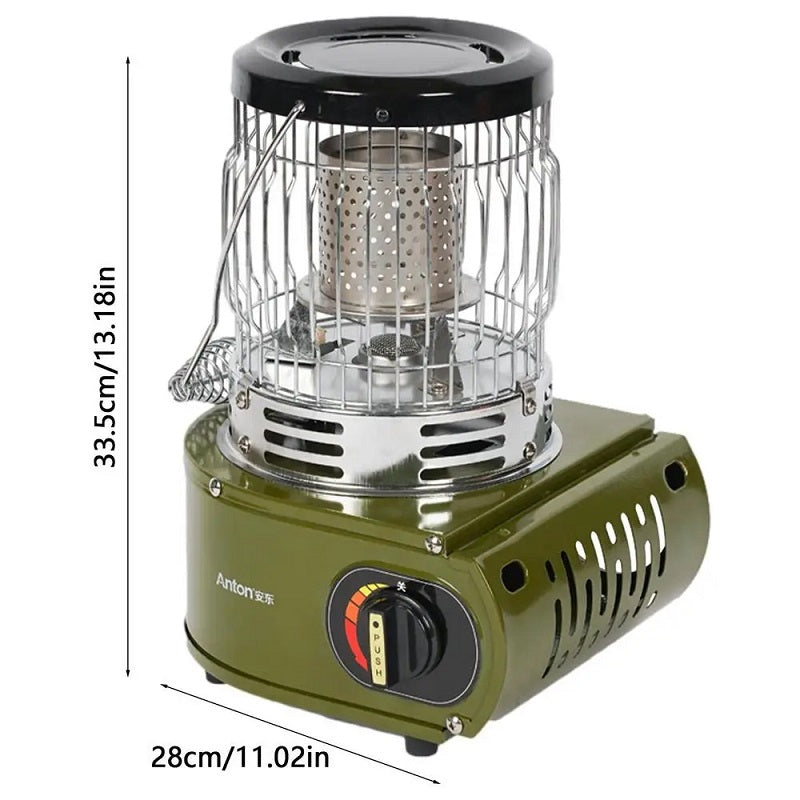 Portable Camping Gas Heater – Piezo Ignition, Compact, Hand Warmer