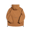Hiking Hooded Jacket with Large Pockets, Loose Fit, Casual Style