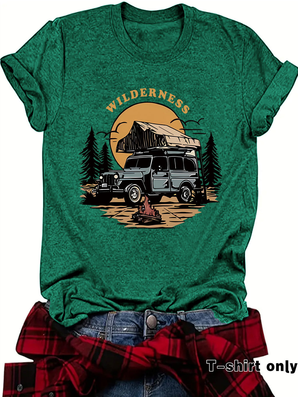 Short sleeved WILDERNESS camping vehicle
