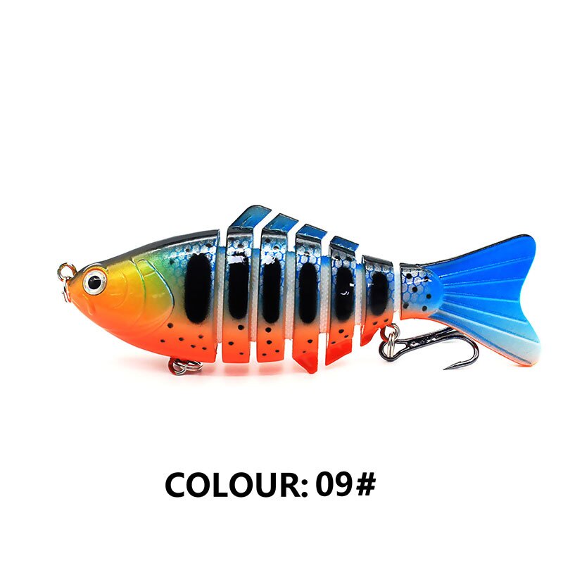 Multi-Jointed Swimbait Crankbait – 10cm, 15.7g, 7-Section, Sinking, Wobbler