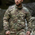 Men's Padded Hooded Winter Hiking Jacket – Water-Resistant, Windproof, Lightweight