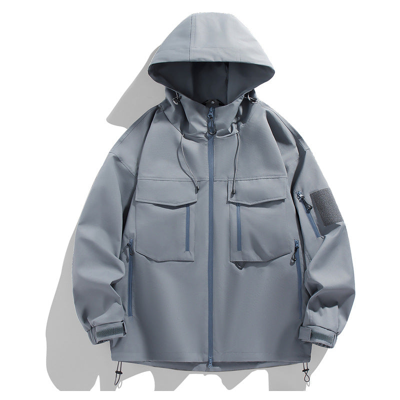 Men's Hiking Outdoor Waterproof Windproof Mountain Climbing Coat