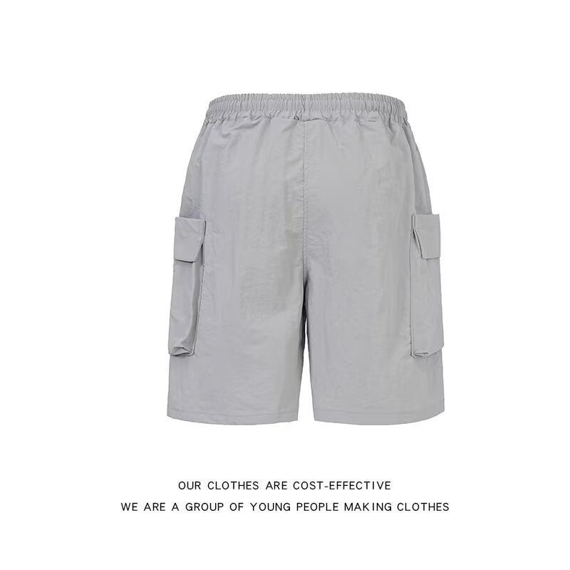 Outdoor loose casual hiking charge five inch mid length pants