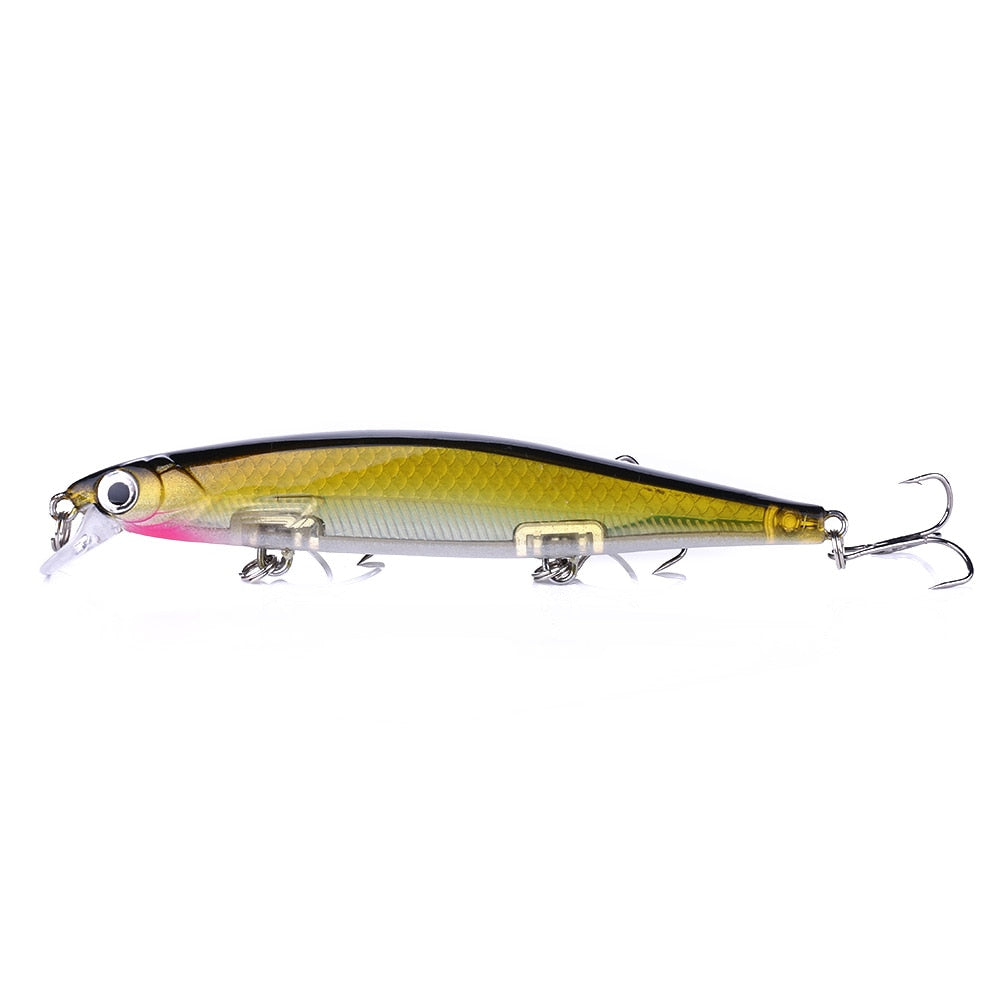 Minnow Crankbait Fishing Lure – 110mm, 13g, Sinking/Floating, for Pike & Bass