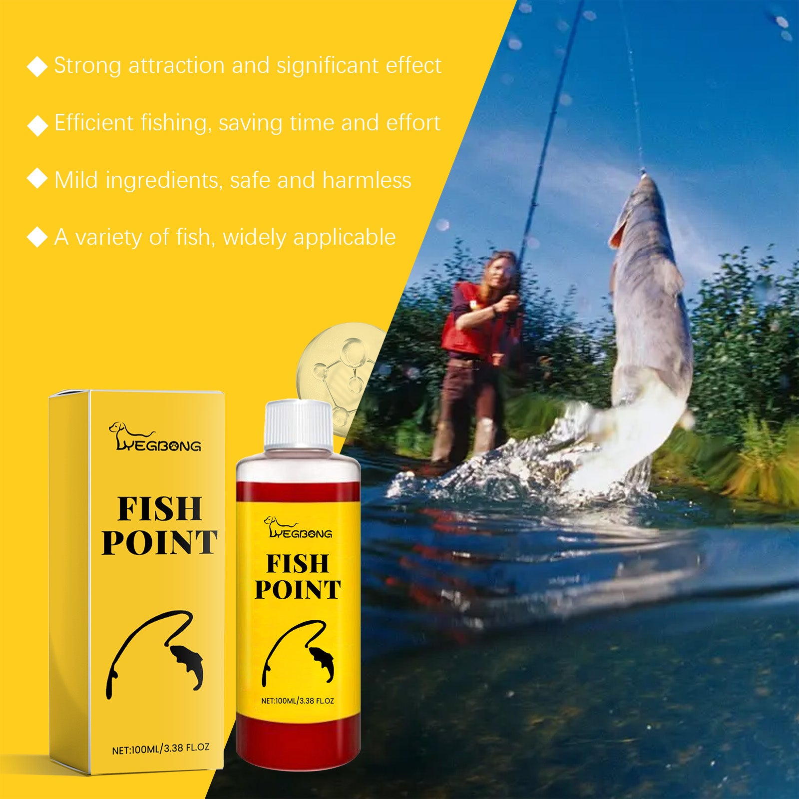 Red Bug Fishing Bait Attractant – Wild Fishing Bait Additive, Freshwater