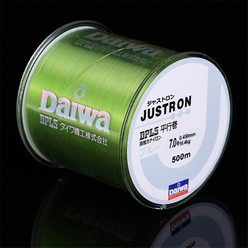 Nylon Monofilament Fishing Line – 500m, Sizes 0.4–8.0, Fluorocarbon-Coated, Sea Fishing