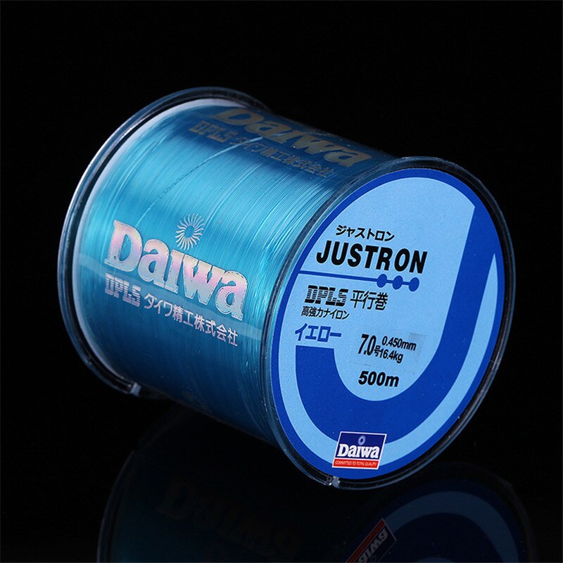 Nylon Monofilament Fishing Line – 500m, Sizes 0.4–8.0, Fluorocarbon-Coated, Sea Fishing