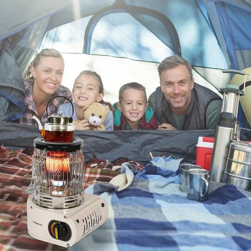 Portable Camping Gas Heater – Piezo Ignition, Compact, Hand Warmer