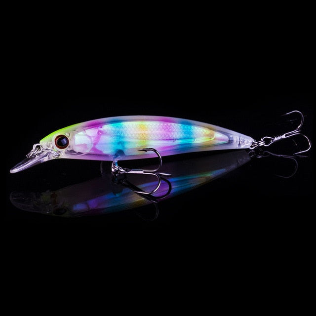 Minnow Wobbler Fishing Lure – 11cm, 14g, Luminous, Pencil Feeder, Freshwater & Saltwater