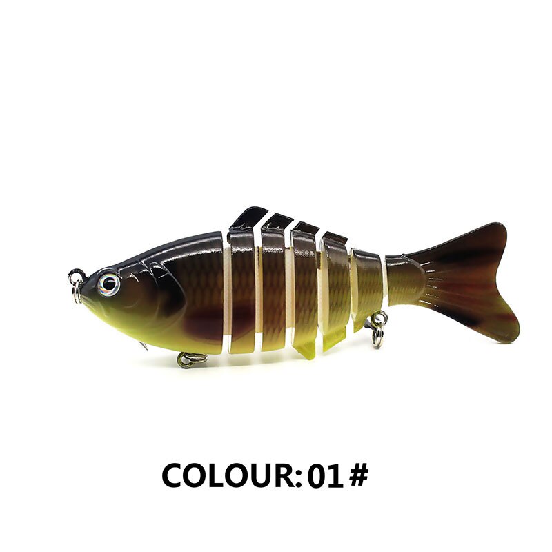 Multi-Jointed Swimbait Crankbait – 10cm, 15.7g, 7-Section, Sinking, Wobbler