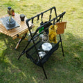 Folding Camping Drying Rack – Car Roof Storage, Portable Outdoor Shelf