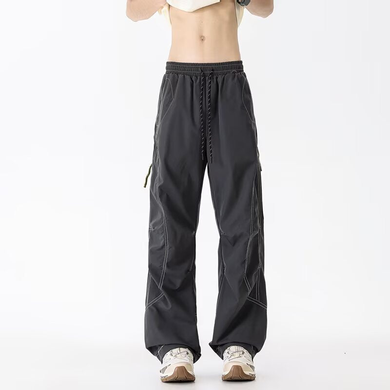 Loose hiking paratrooper mountaineering quick drying casual work pants