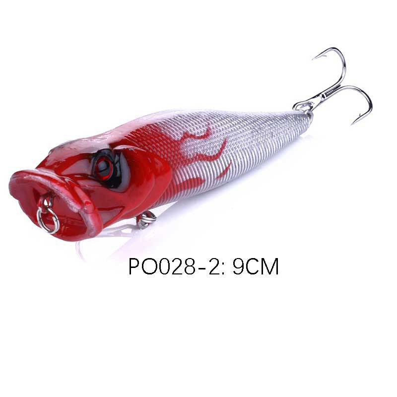 Popper Surface Fishing Lure – Hard Body, Fake Bait, Freshwater & Saltwater