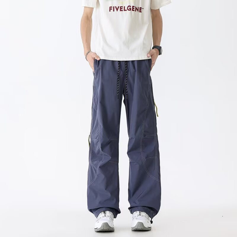 Loose hiking paratrooper mountaineering quick drying casual work pants