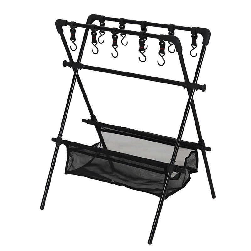 Folding Camping Drying Rack – Car Roof Storage, Portable Outdoor Shelf