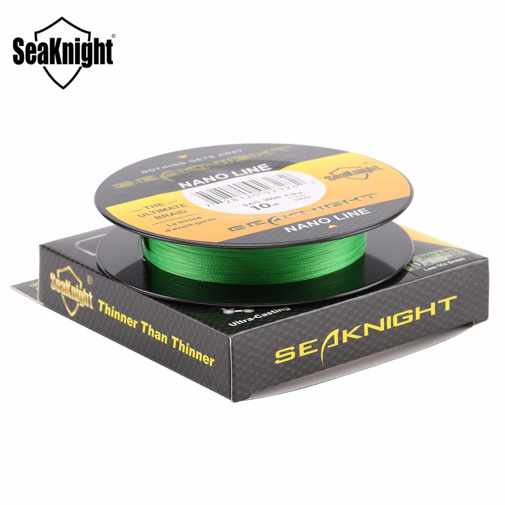 SeaKnight NANO 4-Strand Braided Fishing Line – 100m/300m, 4–10lb, PE Multifilament, 0.07–0.12mm