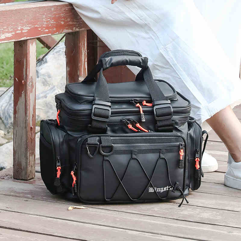 Fishing Rod & Gear Shoulder Bag – Single Strap Crossbody, Pole Storage, Outdoor
