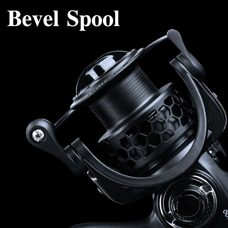 TSURINOYA NA Spinning Reel – 12kg Max Drag, Sizes 2000–5000, for Bass & Pike
