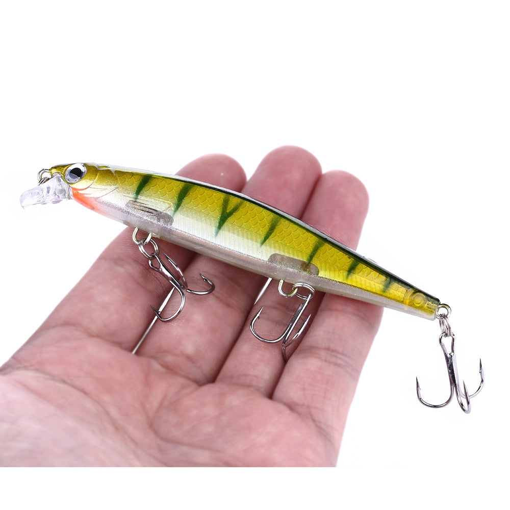 Minnow Crankbait Fishing Lure – 110mm, 13g, Sinking/Floating, for Pike & Bass