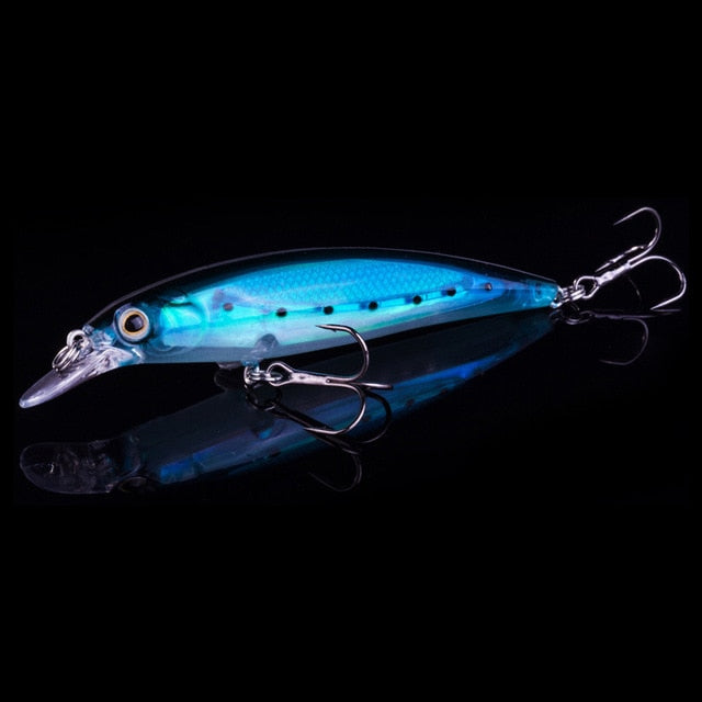 Minnow Wobbler Fishing Lure – 11cm, 14g, Luminous, Pencil Feeder, Freshwater & Saltwater