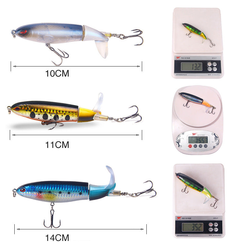 Floating Pencil Fishing Lure – 15g, 11cm, ABS, Propeller Tractor Style